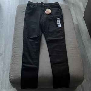 Levi's Jet Black High-rise Skinny Jeans